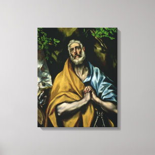 Lienzo Las lágrimas de San Pedro, a finales de los años