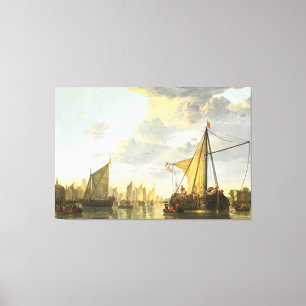 Lienzo Las maas en el Cuyp de Dordrecht Aelbert