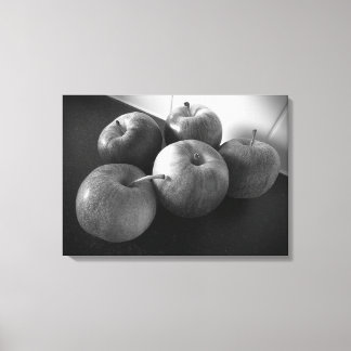 Lienzo Las manzanas en la cocina