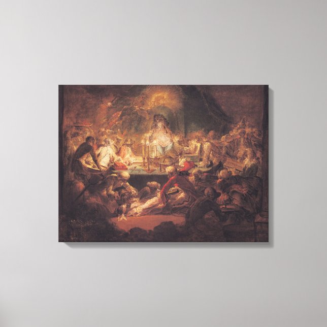 Lienzo Las masas de monos (Anverso)