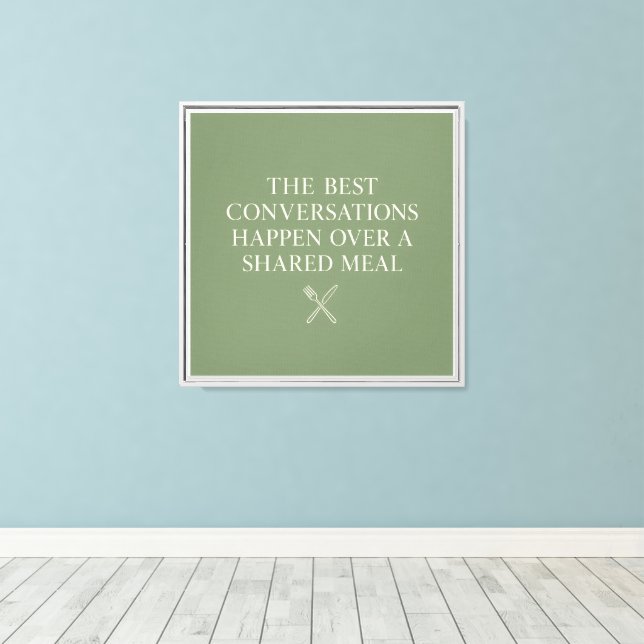 Lienzo Las Mejores Conversaciones (Insitu (piso de madera))