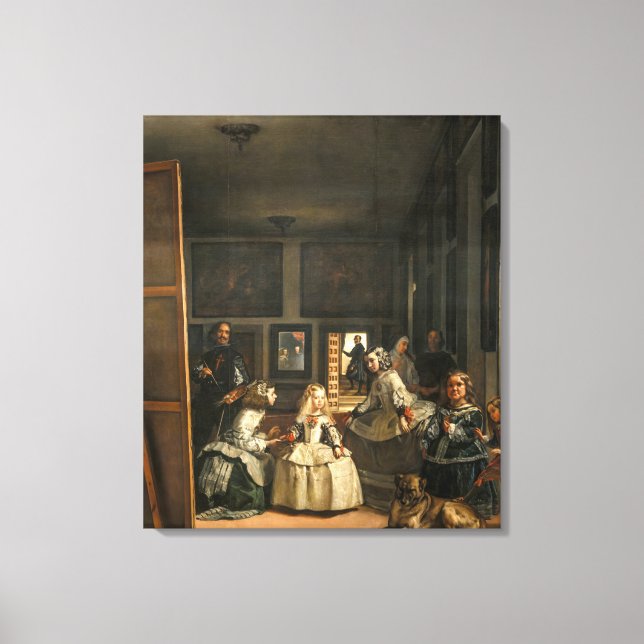 Lienzo Las meninas | Diego Velá zquez | (Anverso)