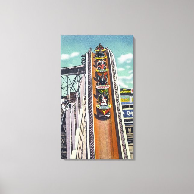 Lienzo Las parejas que bajan volando se vuelan (Anverso)