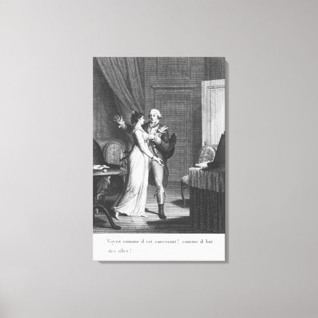 Lienzo Las penas de Werther' (Anverso)