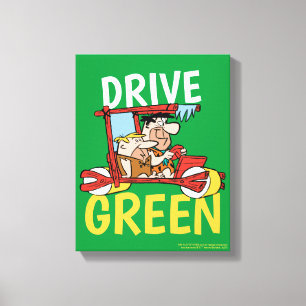 Lienzo Las piedras angulares  Fred & Barney - Drive Green