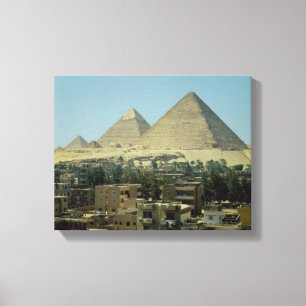 Lienzo Las pirámides de Giza, c.2589-30 A.C., viejo reino