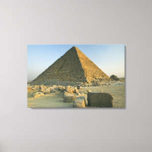 Lienzo Las Pirámides de Giza, que tienen casi 5000 2
