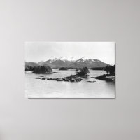 Las pirámides en Sitka, Alaska. Fotografía