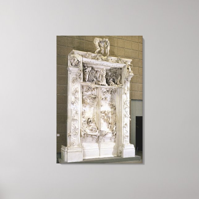 Lienzo Las puertas del infierno (Anverso)