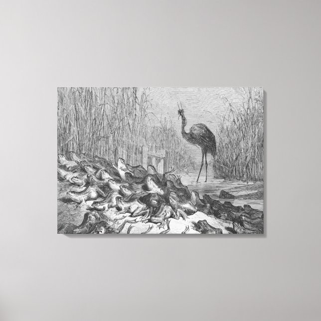 Lienzo Las ranas pidiendo un rey, (Anverso)