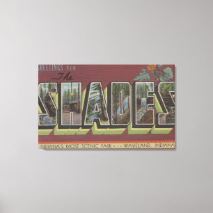 Lienzo Las sombras - escenas grandes de la letra