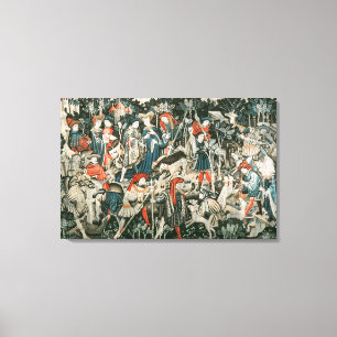 Lienzo Las tapicerías de la caza de Devonshire