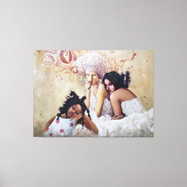 Lienzo las tres mujeres (Anverso)