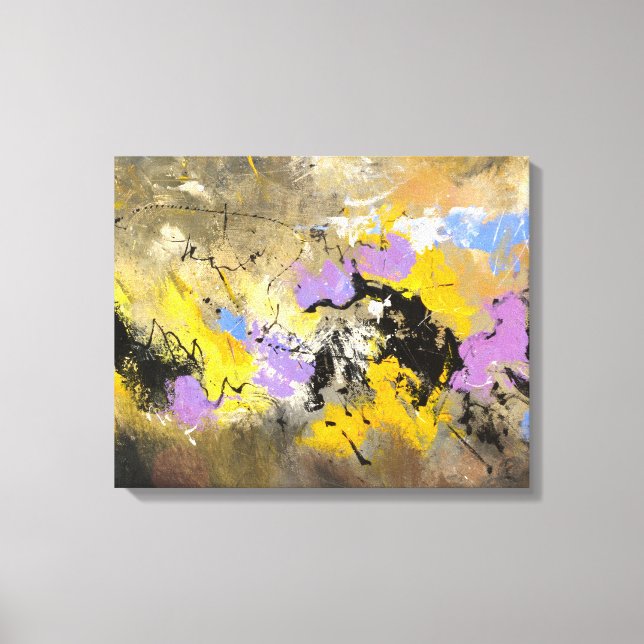 Lienzo Las tribulaciones de una crisalida (Anverso)