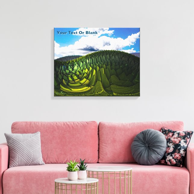 Lienzo Las Verdes Colinas De La Tierra (Insitu (Sala de estar))