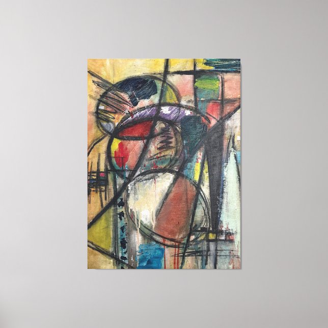 Lienzo Las "Vibraciones" (Anverso)
