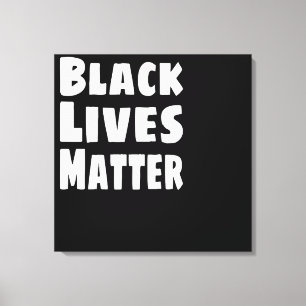 Lienzo Las vidas negras importan BLM
