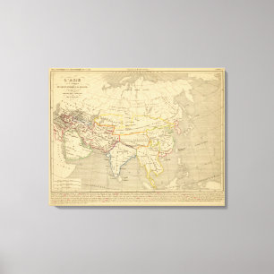 Lienzo L'Asie, 322 sistemas de pesos americanos l'an JC