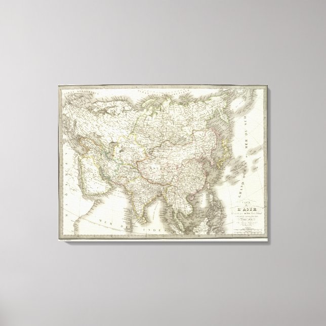 Lienzo L'Asie - Asia (Anverso)