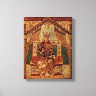 Lienzo Lat 1152 f.3v Carlomagno (Carolus Magnus, Charles