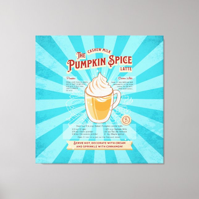 Lienzo Latte de especias de calabaza veneciana - Poster d (Anverso)