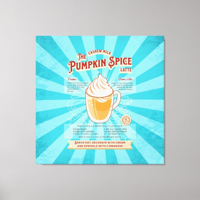 Lienzo Latte de especias de calabaza veneciana - Poster d (Anverso)