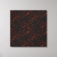Lava caliente de caída
