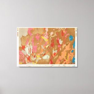 Lienzo Lavabo de Nevada geológico