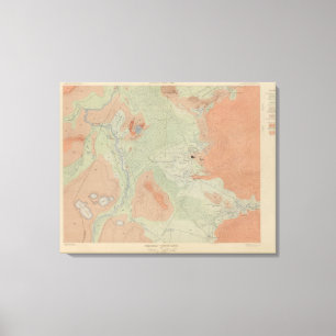 Lienzo Lavabo del géiser de Firehole