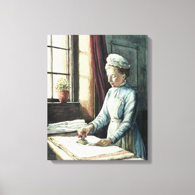 Lienzo Lavandería, c.1880 (Anverso)