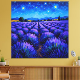 Lienzo   „Lavendelträume – Ruhe in Violett“  