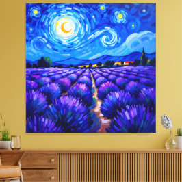 Lienzo   „Lavendelträume – Ruhe in Violett“  