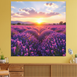 Lienzo   „Lavendelträume – Ruhe in Violett“  