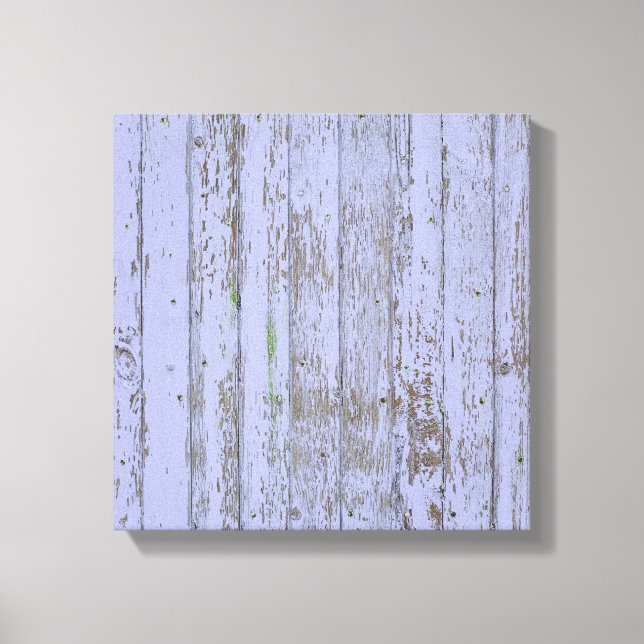 Lienzo Lavender Faux Wood Textura (Anverso)