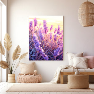 Lienzo Lavender Field Sunshine