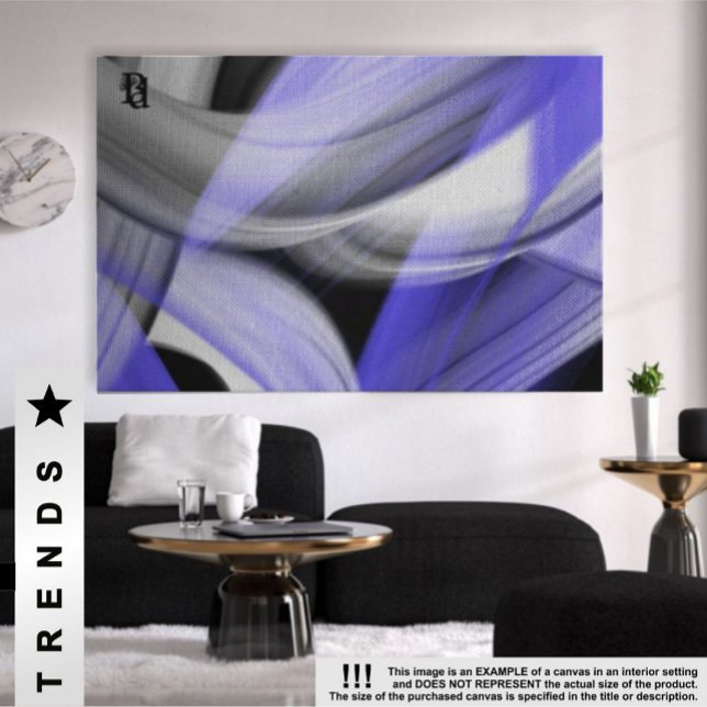 Lienzo Lavender Moon Trend de 60x40" Resumen de Violeta d (Subido por el creador)
