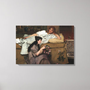 Lienzo Lawrence Alma-Tadema - Glaucus y Nydia