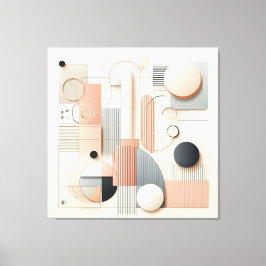 Lienzo Layered Dimensional Harmony