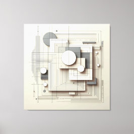 Lienzo Layered Geometric Fusion