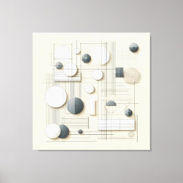 Lienzo Layered Soft Geometry