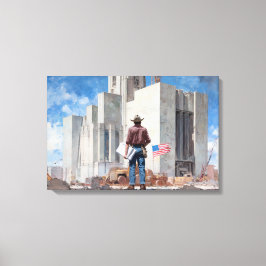 Lienzo Laying the Foundations 