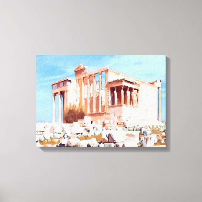 Lienzo ldp Atenas - Acrópolis - Cecropia (Anverso)