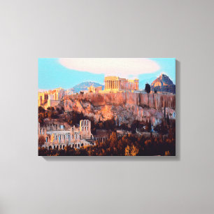 Lienzo ldp Atenas - Acrópolis - panorama -