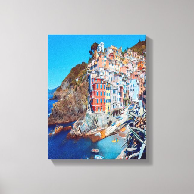 Lienzo ldp RIOMAGGIORE - Cinque Terre - (Anverso)