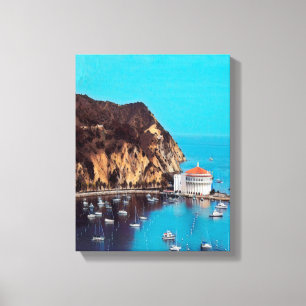 Lienzo ldp SANTA CATALINA ISLAND - puerto -