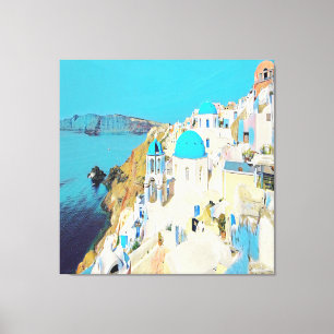Lienzo ldp SANTORINI - vista -
