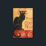 Lienzo Le Chat Noir Original<br><div class="desc">Le Chat Noir, poster de Cabaret, es uno de los anuncios artísticos más icónicos de todos los tiempos, el francés para "El gato negro", un local de entretenimiento del siglo XIX, en el bohemio distrito de Montmartre en París. Abrió sus puertas el 18 de noviembre de 1881 en el número...</div>