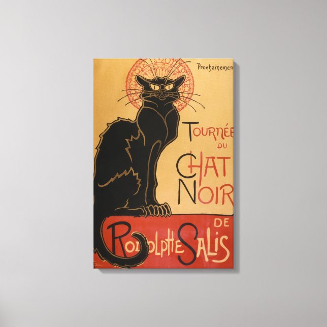 Lienzo Le Chat Noir Original (Anverso)
