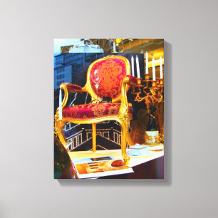 Lienzo Le Fauteuil - 11x14 envolvió la lona/la silla