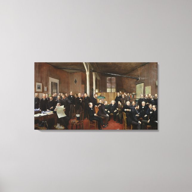 Lienzo Le Journal des Debats, 1889 (Anverso)